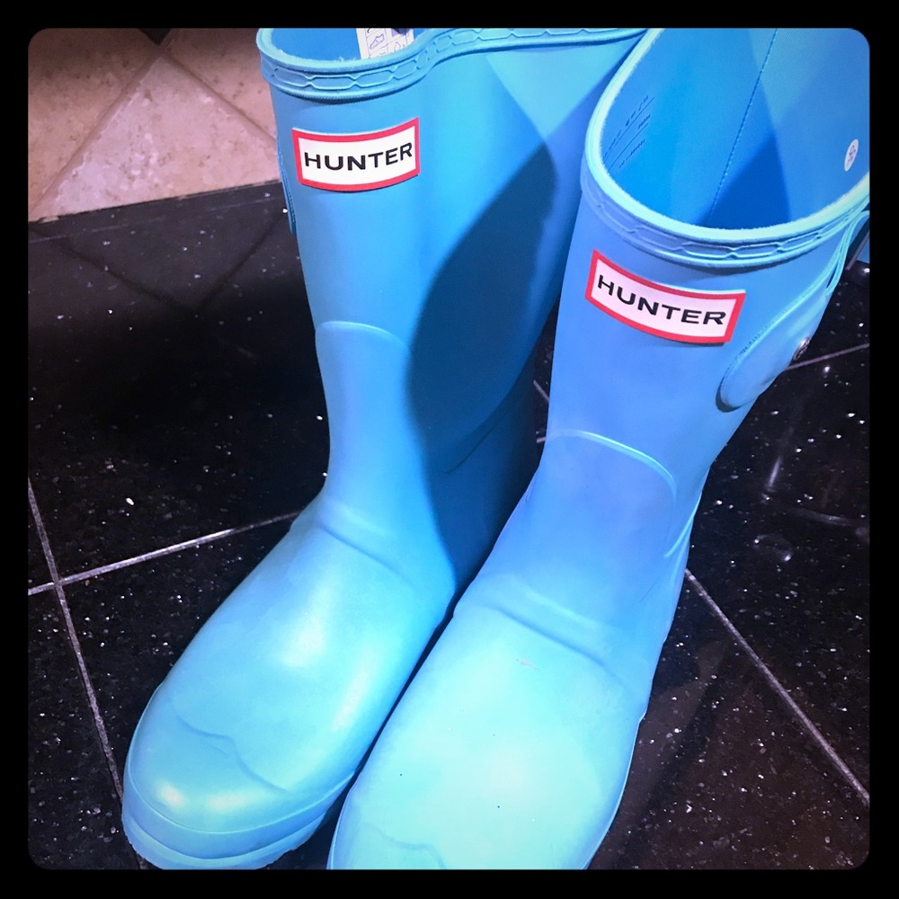 Tiffany Blue Hunter Boots
